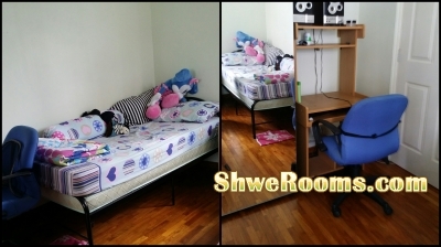 375 (rental+pub) 1 lady to share common room near Admiralty MRT