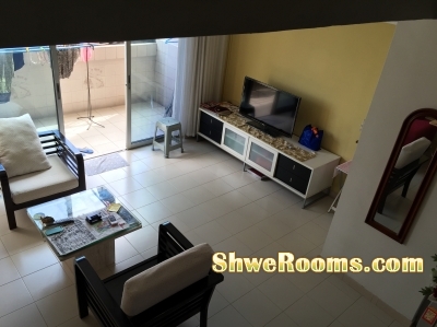 One male to share Common Room at Blk 206 Clementi Ave 6 (long term/short term)