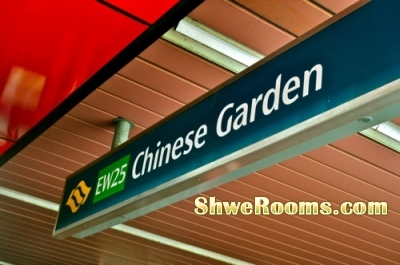 Chinese Garden MRT- One male roommate to share Big Common room with A/C (Available from 1st July)