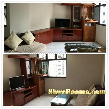 NEARBY YEW TEE MRT: FULLY FURNISHED Common Room
