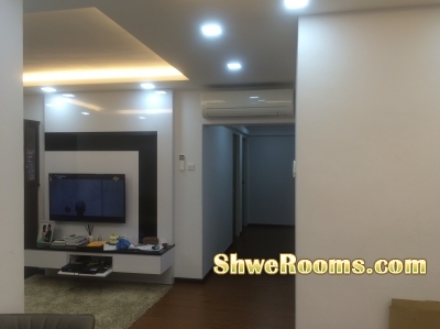 HDB common room for rent For Female Only (single or share)