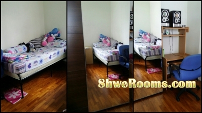 350 (rental) 1 lady to share common room near Admiralty MRT