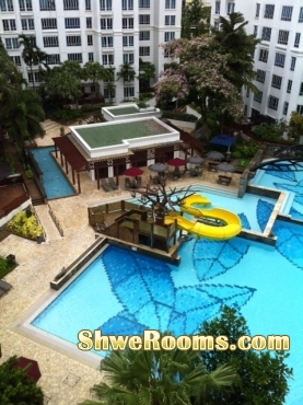 CONDO room with Full POOLVIEW near Admiralty MRT***ONLY S$400/person***