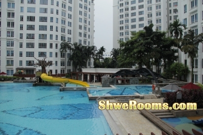 CONDO room with Full POOLVIEW @ Admiralty***Only S$425/person*** 