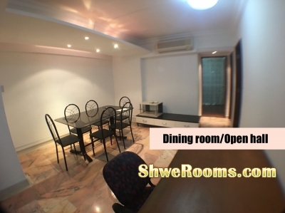 Room for two females or males At Toa Payoh