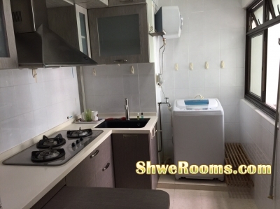 Short term/Long term: 1 Common room for rent very near by Eunos Mrt Station