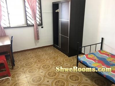 Looking for one male room mate near ang mo kio mrt(short/long term)