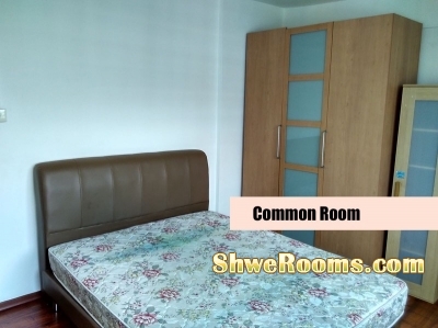 Common Room At Toa Payoh  For couple/or 1 lady(short/Long term)