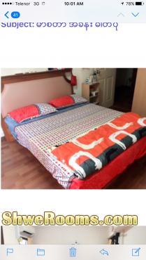 Common ,Master  room couple / two female or male (short/Long term)  aircon at Boon  Lay