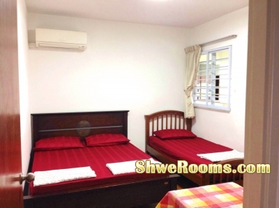 <__ Short @ condo  air con room for rent ___>