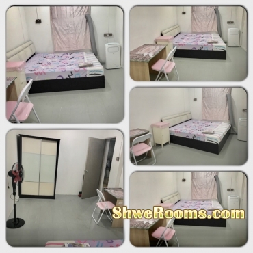 (Immediate Available)2 1 Big common room for Couple (own bath room with attached toilet ) for Rent at Ang Mo Kio Avenue 4 , Blk 114