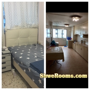 Nearest BEDOK MRT/BUS Interchange Looking For One Male Roommate Common Room With Air-con (Short Term/Long Term)