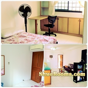 Long term/short term to rent for common room with air-con at Choa Chu Kang