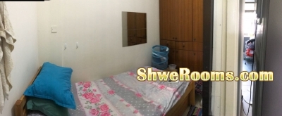 1 male Aircon Single Bed Room near MRT