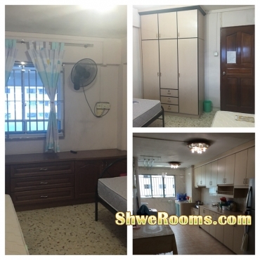 Nearest BEDOK MRT/BUS Interchange Looking For Couple or Two MALE Roommates Common Room With Air-con (Short Term/Long Term)