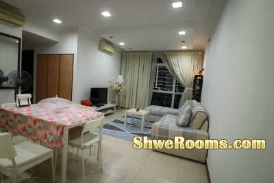 (Only S$ 850) Common Room for Rent (Couple/ Females)@ Casablanca Condo