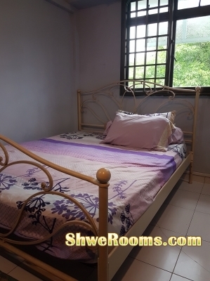Common bed room(Three bed room with existing 3 people )