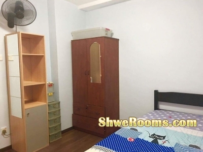 COMMON ROOM WITH AIRCON FOR ONLY ONE PERSON @ 2 MINS WALK TO SEMBAWANG MRT $600