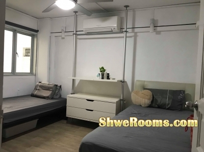  (short /long term)Rent for common room with 24 hr Air con @ Boon Lay place ,very near to Myanmar Shops, NTUC, Hawkers, Wet Market, ATM -*Air con 24 hr