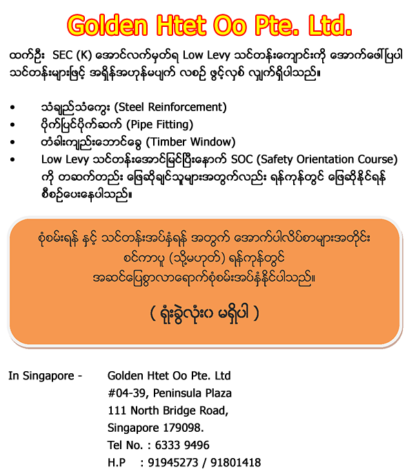 Golden Htet Oo Pte Ltd
