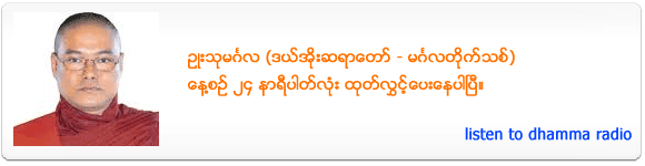 Dhamma Radio - Sayadaw U Thu Mingala