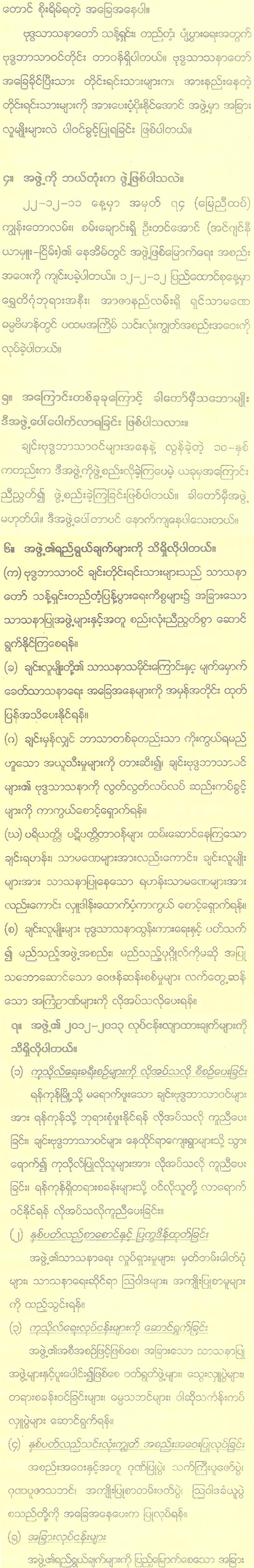 Chin Sasana Association (Kyeemyindaing - Yangon)