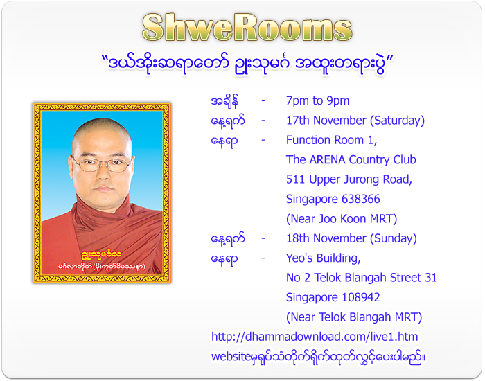 U Thumingala Dhamma Talk - November 2012