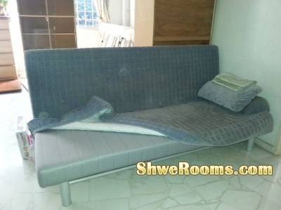 Sofa , refrigerator, baby chair, baby trolley