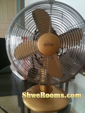 12 inches  MISTRAL Table Fan  $25