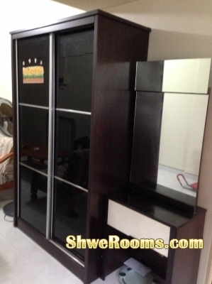 want to sell wardrobe and dressing table
