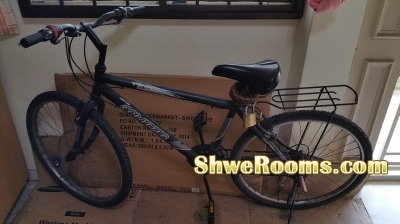 Bicycle $50, with carrier, good condition