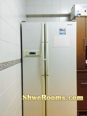 used 2 door (side by side) big refrigerator