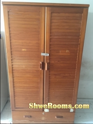 Used wardrobes for sale S$30