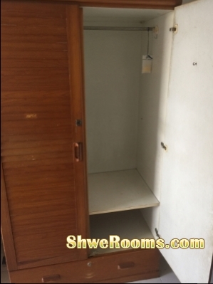 Used wardrobes for sale S$30