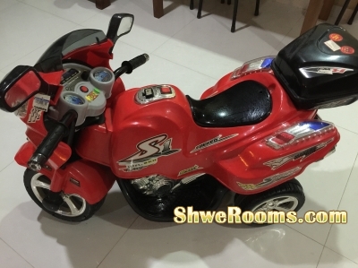 Baby motorbike give away with $40