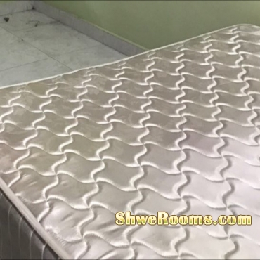Spring Mattress and bed frame ( Queen size)