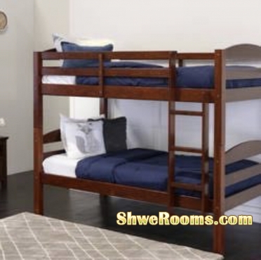 Single bed,Double Decker bed,Single mattress and Refrigerator