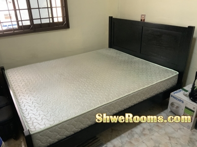 Selling Queen size mattress and bedframe
