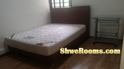 Queen Size bed frame/ Matress for sale