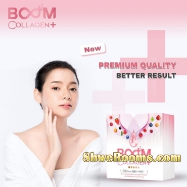Boom Coffee, Fiberry, Collagen and Soap available