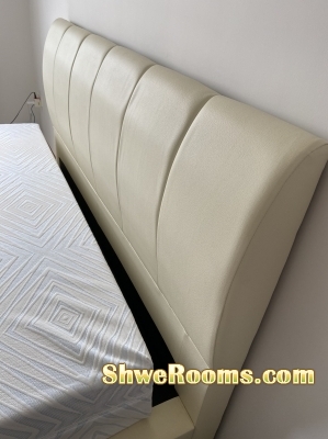 ~King Bedframe with PU leather board for sale~