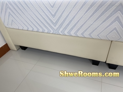 ~King Bedframe with PU leather board for sale~