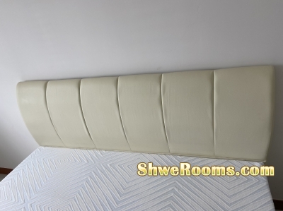 ~King Bedframe with PU leather board for sale~