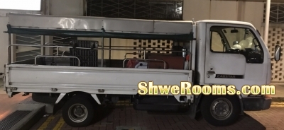 House moving /Transportation lorry 3 meter long   and 2 meter heigh  with  roof