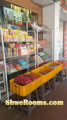 Good running Myanmar Mini Mart for sale at Hougang 