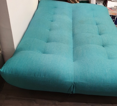 To sell used sofa bed which can be used as foldable bed frame come with mattress