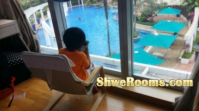 One big condo common room to rent