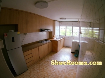 One Lady Roomate for Common Room with Aircon (1min walking distance from Bukit Gombak MRT)