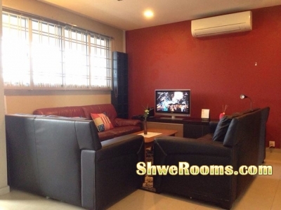 one bed space available in common room in simei 