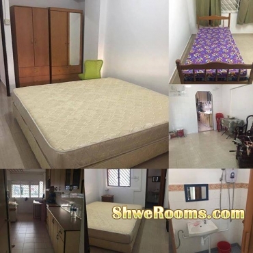 one male roommate in Master bedroom